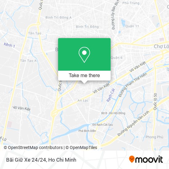 Bãi Giữ Xe 24/24 map
