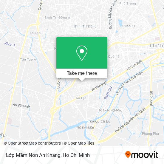 Lớp Mầm Non An Khang map