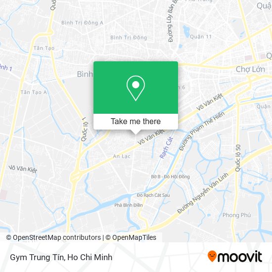 Gym Trung Tín map