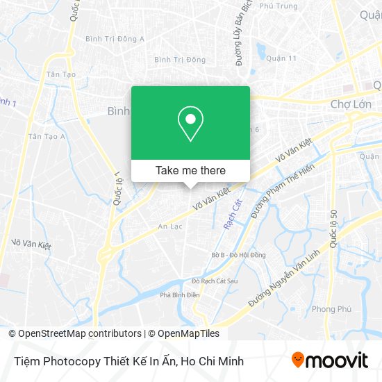 Tiệm Photocopy Thiết Kế In Ấn map