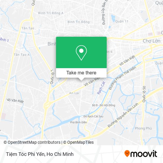 Tiệm Tóc Phi Yến map