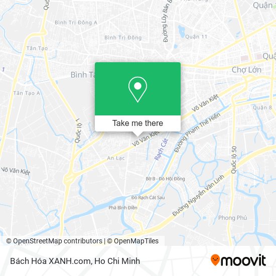 Bách Hóa XANH.com map