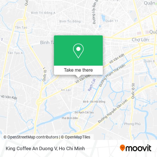 King Coffee An Duong V map