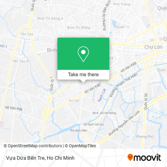 Vựa Dừa Bến Tre map