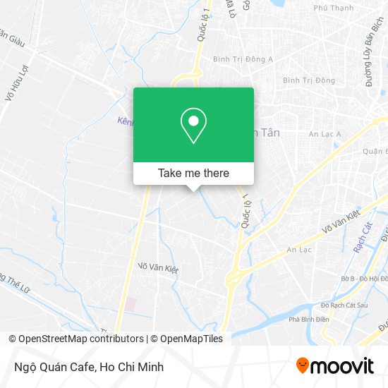 Ngộ Quán Cafe map