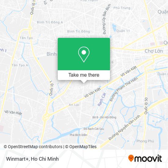 Winmart+ map