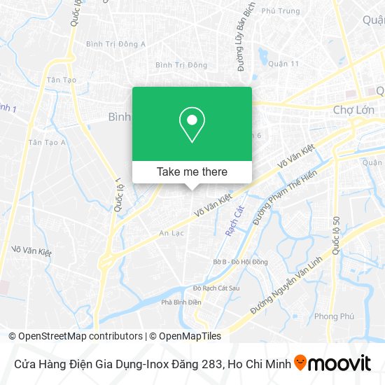 Cửa Hàng Điện Gia Dụng-Inox Đăng 283 map