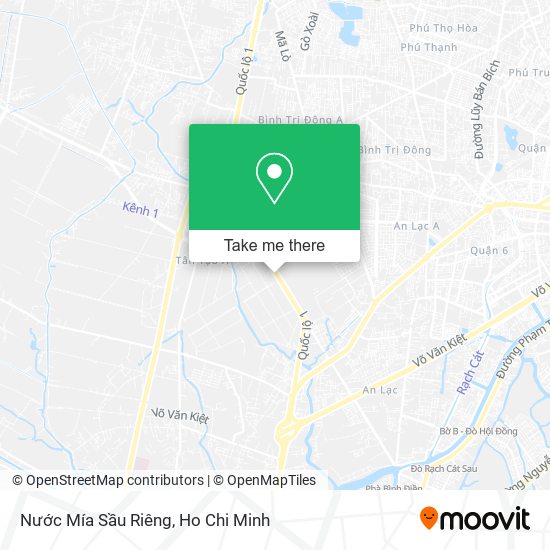 Nước Mía Sầu Riêng map