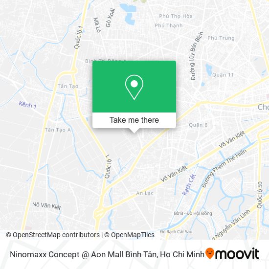 Ninomaxx Concept @ Aon Mall Bình Tân map