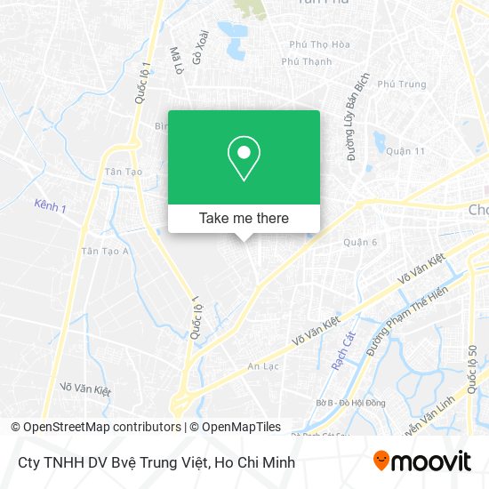 Cty TNHH DV Bvệ Trung Việt map