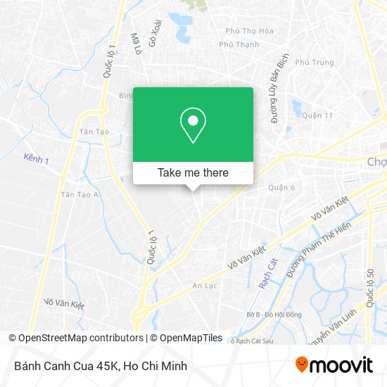 Bánh Canh Cua 45K map