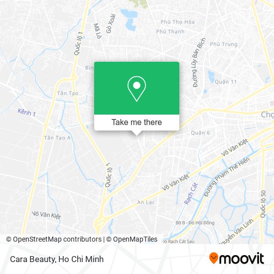 Cara Beauty map