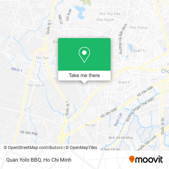 Quán Yolo BBQ map