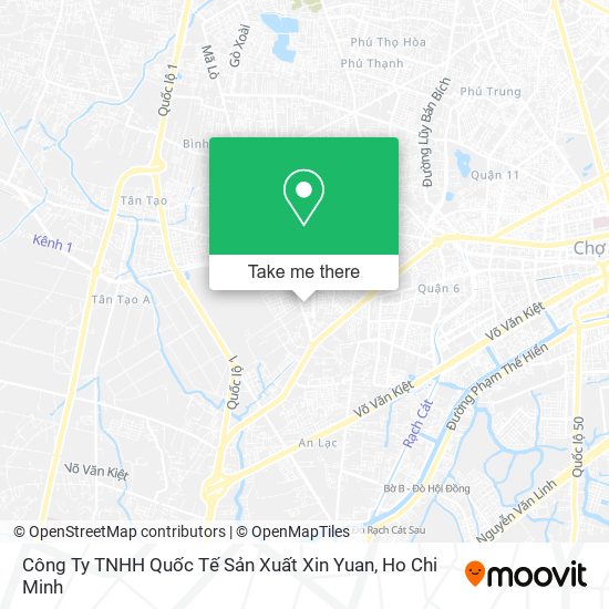 Công Ty TNHH Quốc Tế Sản Xuất Xin Yuan map