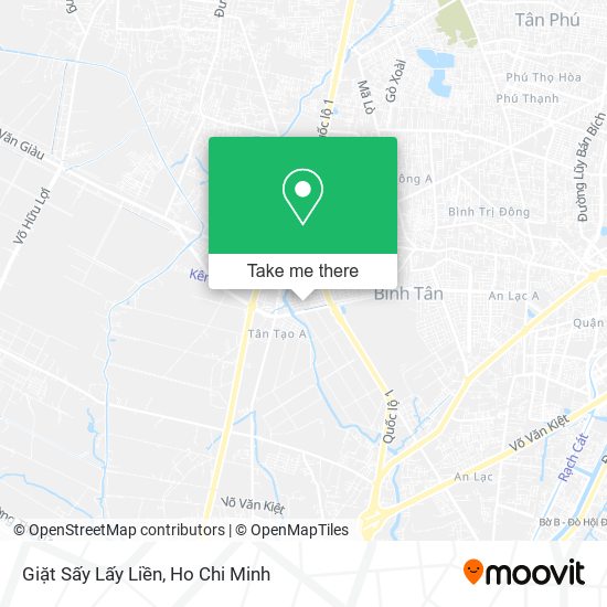Giặt Sấy Lấy Liền map