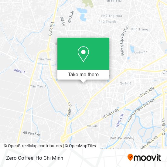 Zero Coffee map
