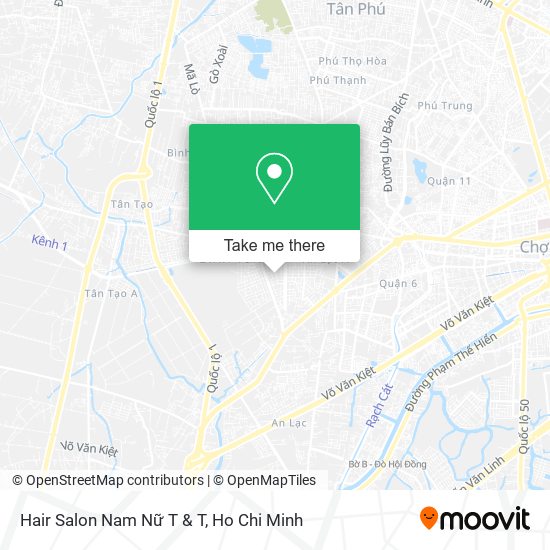 Hair Salon Nam Nữ T & T map