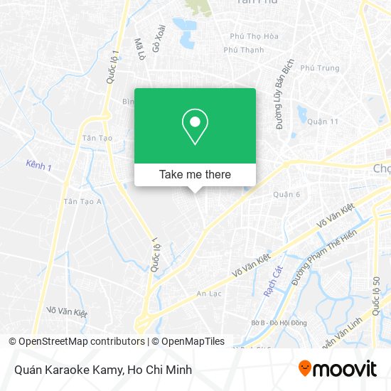 Quán Karaoke Kamy map