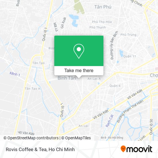 Rovis Coffee & Tea map