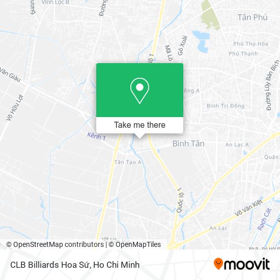 CLB Billiards Hoa Sứ map