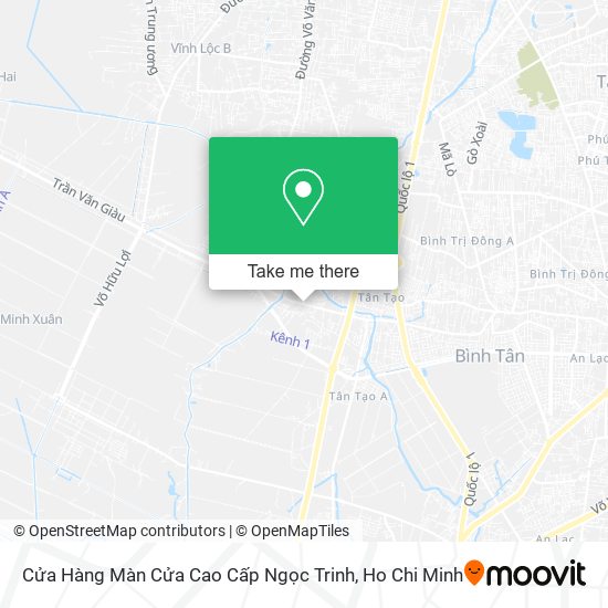 Cửa Hàng Màn Cửa Cao Cấp Ngọc Trinh map