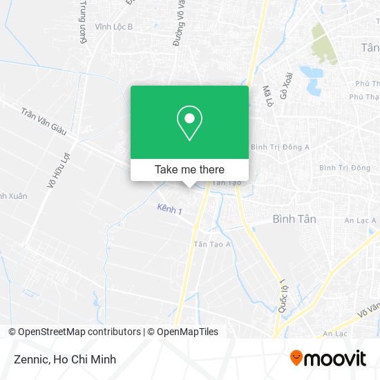 Zennic map