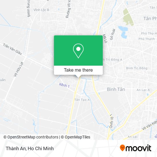 Thành An map