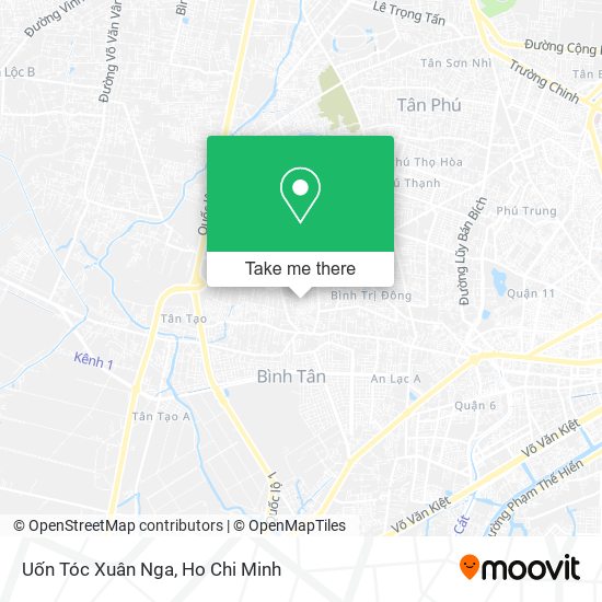 Uốn Tóc Xuân Nga map