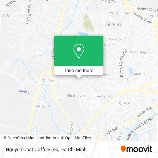 Nguyen Chat Coffee-Tea map