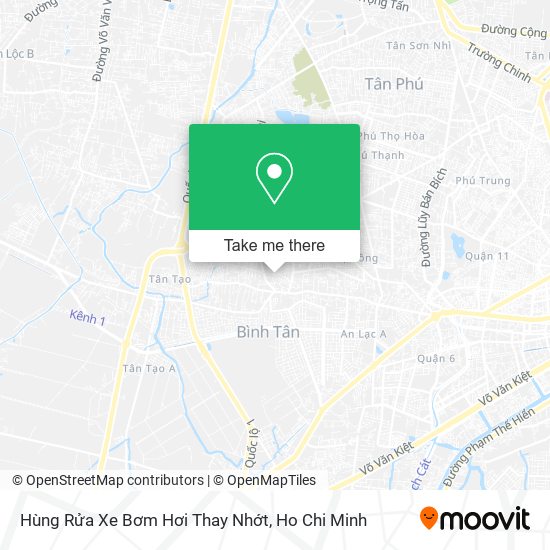 Hùng Rửa Xe Bơm Hơi Thay Nhớt map