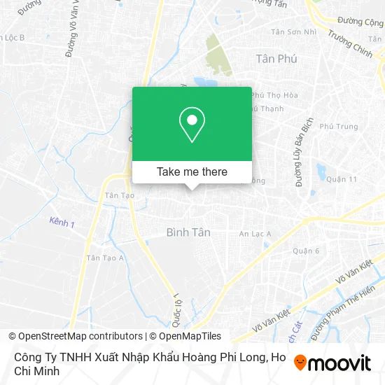 Công Ty TNHH Xuất Nhập Khẩu Hoàng Phi Long map