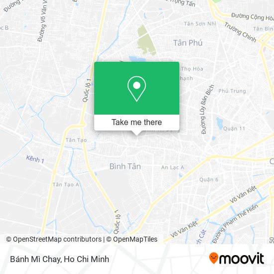 Bánh Mì Chay map