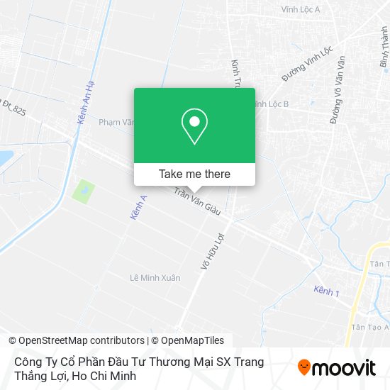 Công Ty Cổ Phần Đầu Tư Thương Mại SX Trang Thắng Lợi map