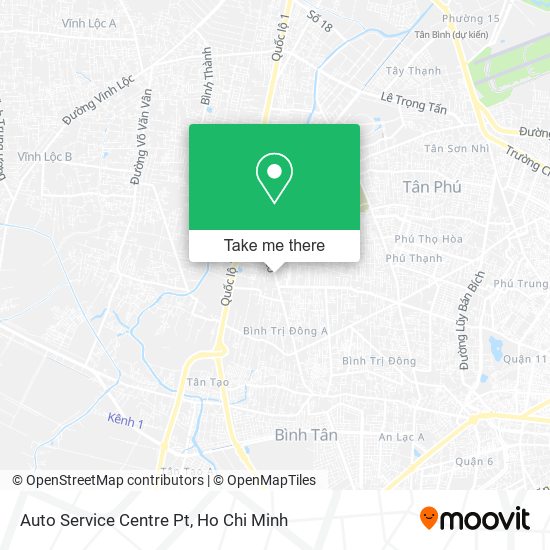 Auto Service Centre Pt map
