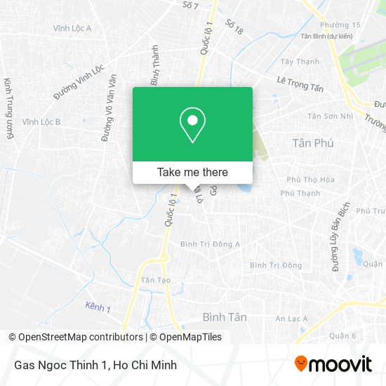 Gas Ngoc Thinh 1 map