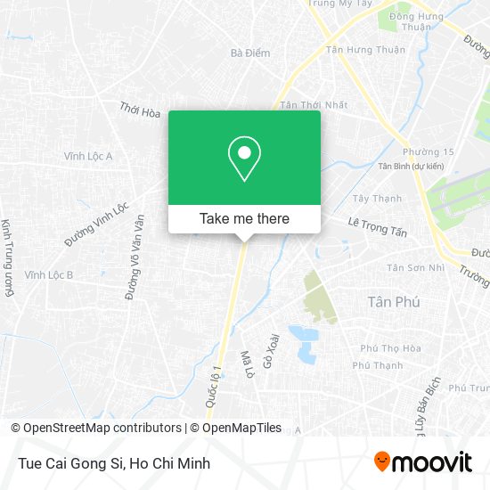 Tue Cai Gong Si map