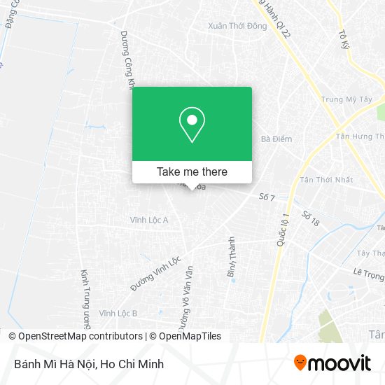 Bánh Mì Hà Nội map