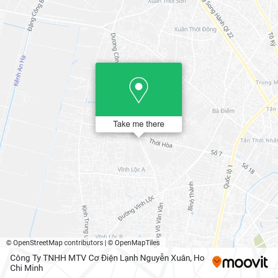 Công Ty TNHH MTV Cơ Điện Lạnh Nguyễn Xuân map