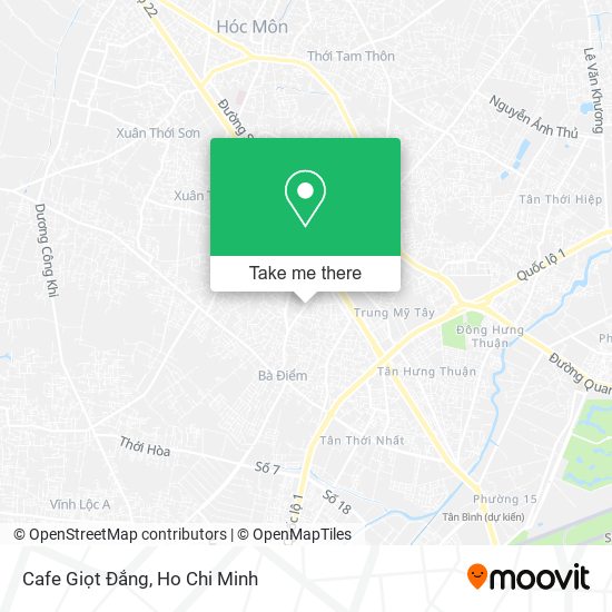 Cafe Giọt Đắng map