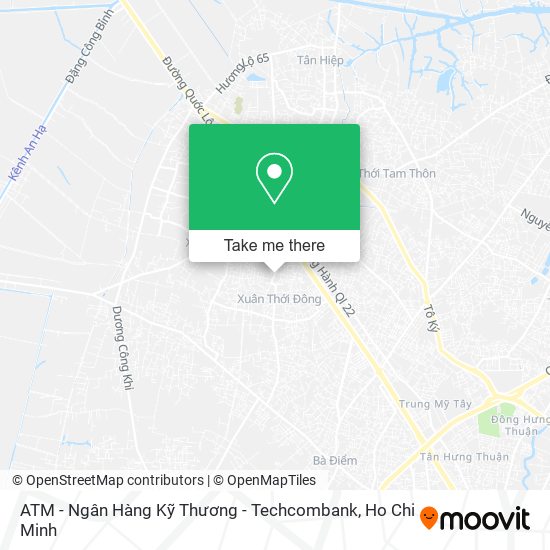ATM - Ngân Hàng Kỹ Thương - Techcombank map