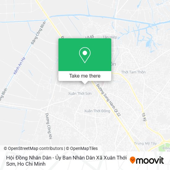 Hội Đồng Nhân Dân - Ủy Ban Nhân Dân Xã Xuân Thới Sơn map