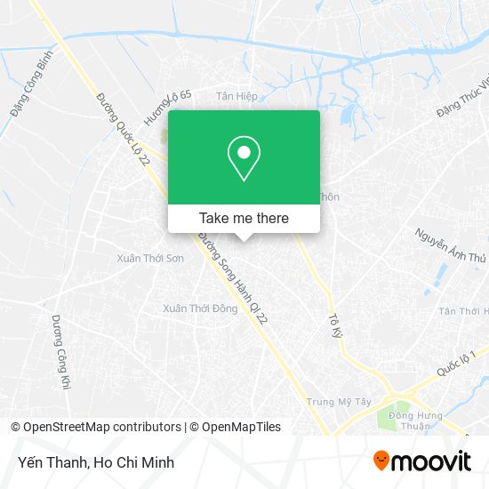Yến Thanh map