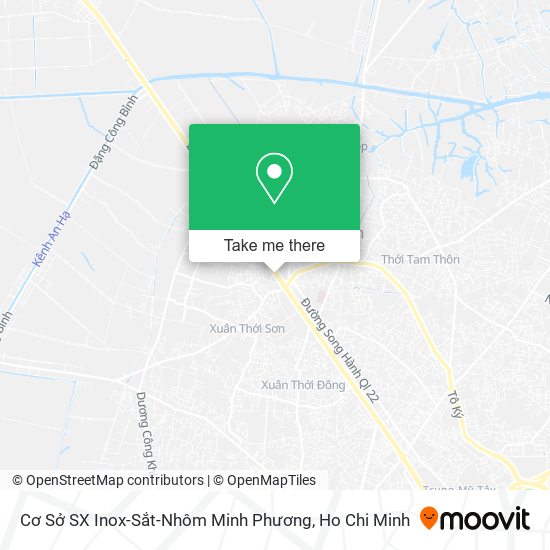 Cơ Sở SX Inox-Sắt-Nhôm Minh Phương map