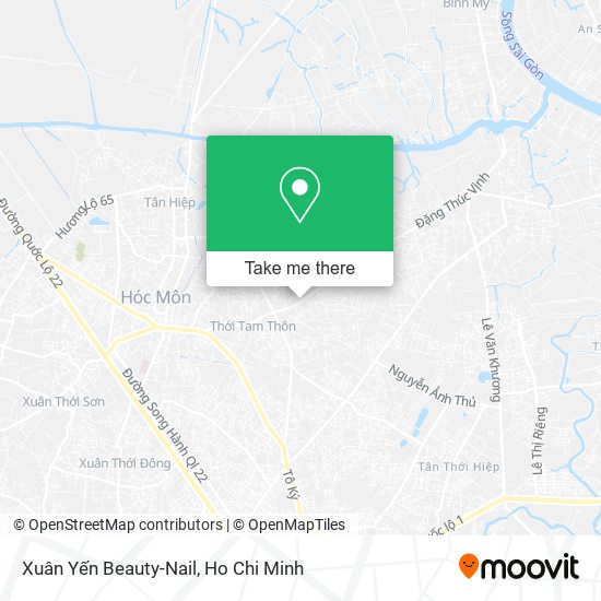 Xuân Yến Beauty-Nail map