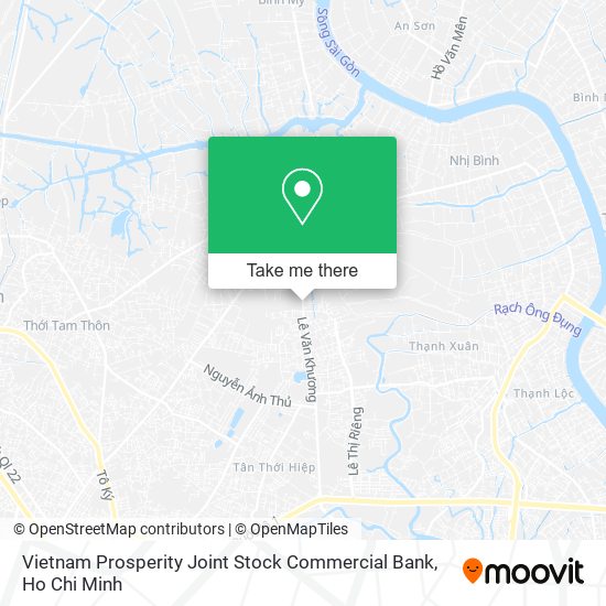 Vietnam Prosperity Joint Stock Commercial Bank map