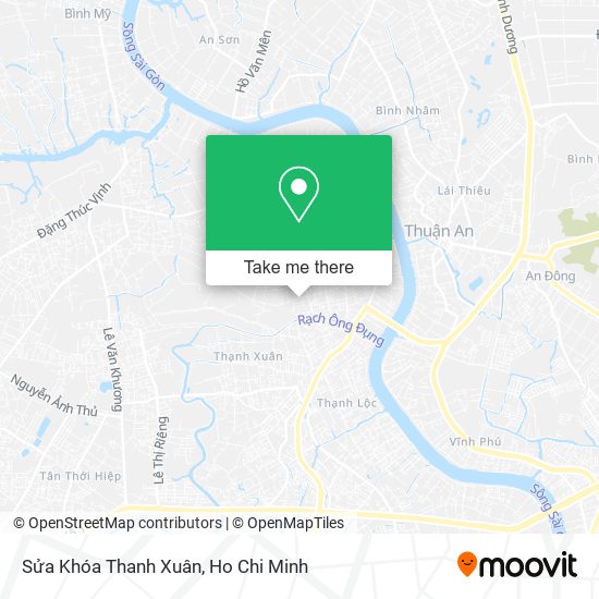 Sửa Khóa Thanh Xuân map