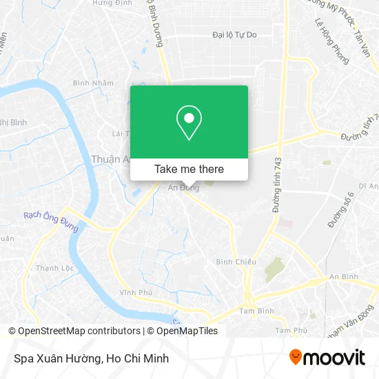 Spa Xuân Hường map