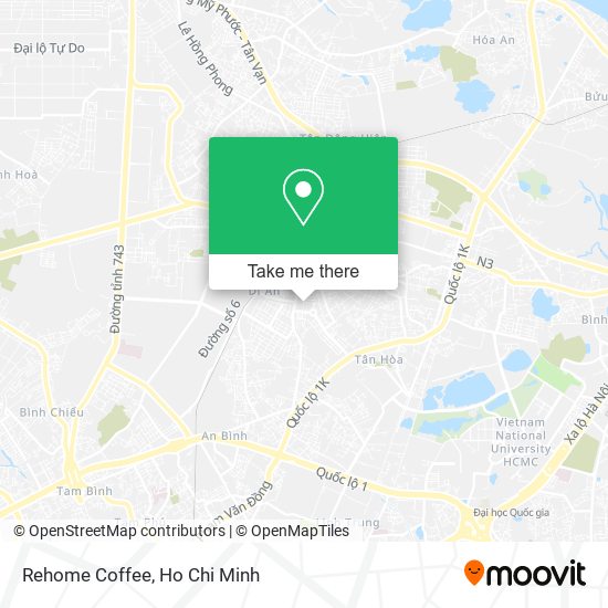 Rehome Coffee map