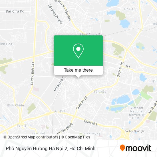 Phở Nguyễn Hương Hà Nội 2 map