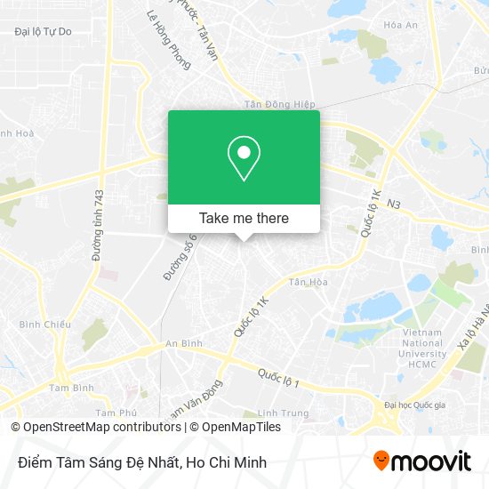 Điểm Tâm Sáng Đệ Nhất map